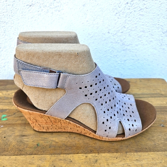 Rockport Briah Hood Slingback Wedges Sandals Size 9.5 - Picture 11 of 16